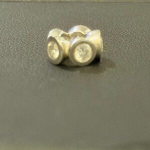 Pandora Silver and Crystal Charm